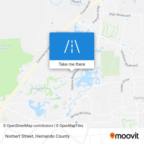 Norbert Street map