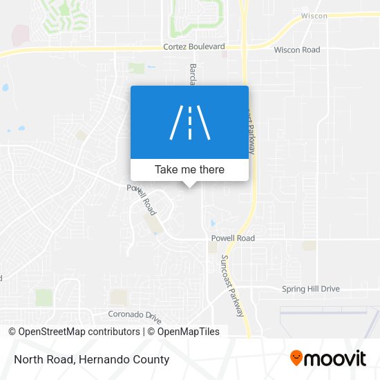 Mapa de North Road
