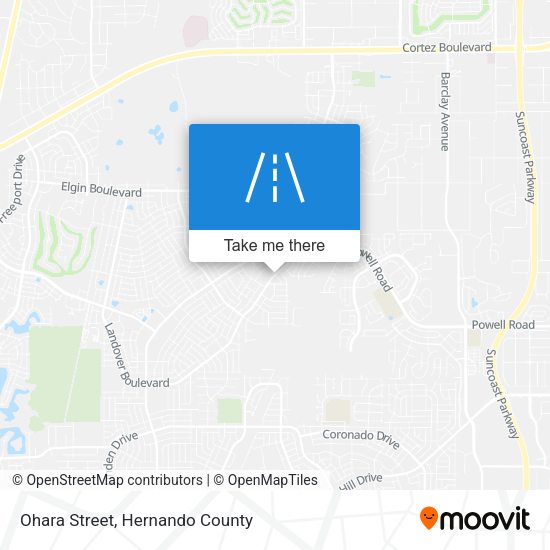 Ohara Street map