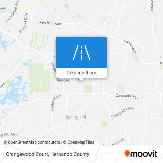 Orangewood Court map