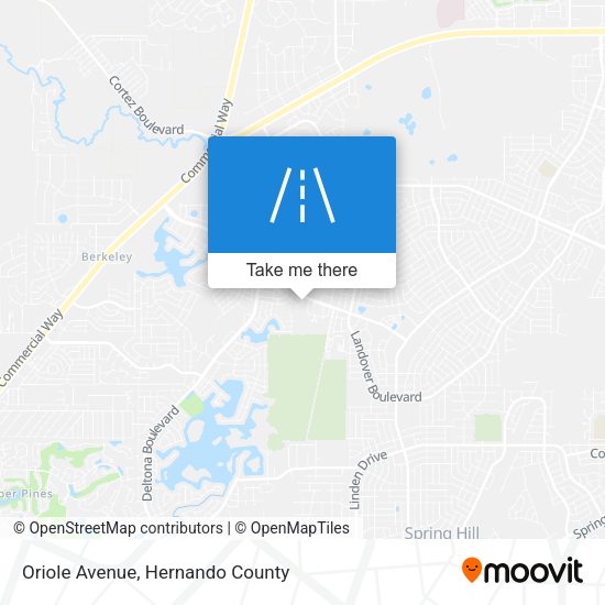 Mapa de Oriole Avenue