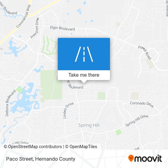 Paco Street map