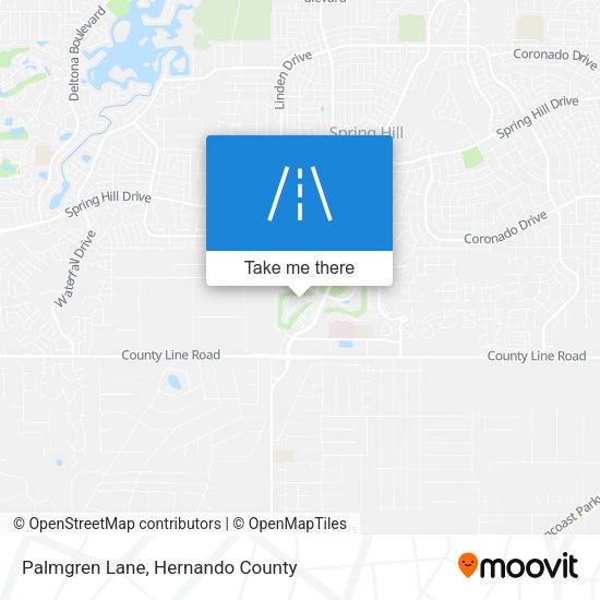 Palmgren Lane map