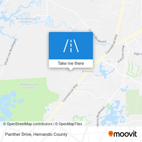 Mapa de Panther Drive