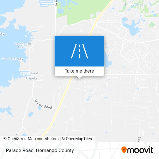 Parade Road map
