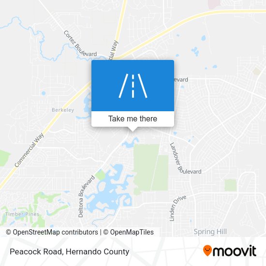 Mapa de Peacock Road
