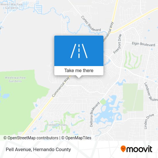 Pell Avenue map