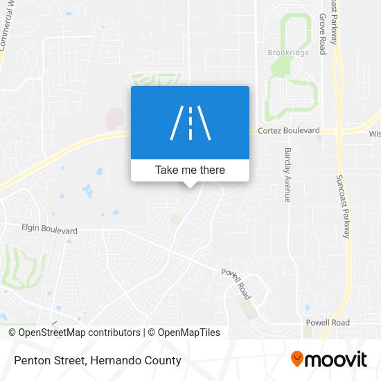 Penton Street map
