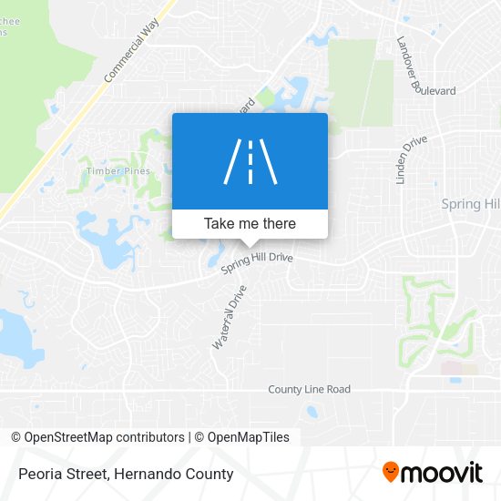 Mapa de Peoria Street