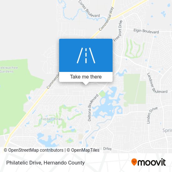 Philatelic Drive map
