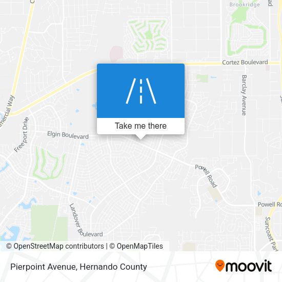 Mapa de Pierpoint Avenue