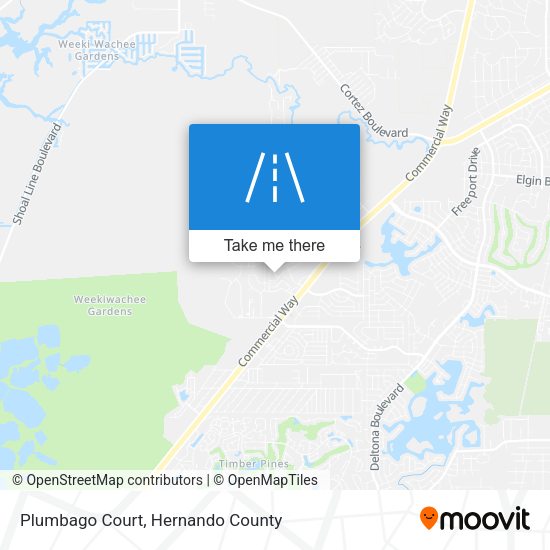 Plumbago Court map