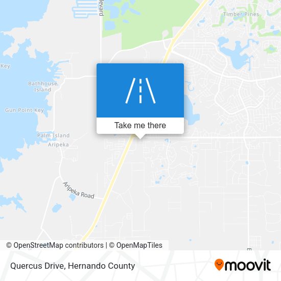 Quercus Drive map