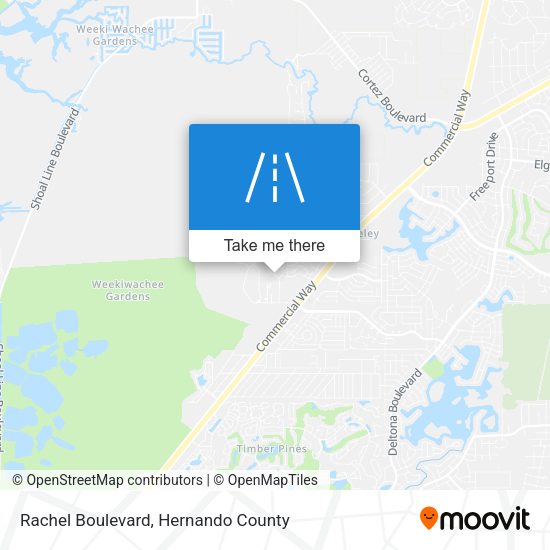 Rachel Boulevard map