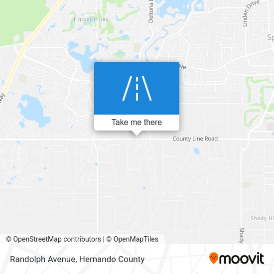 Randolph Avenue map