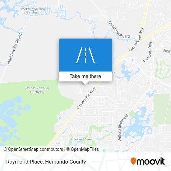 Raymond Place map