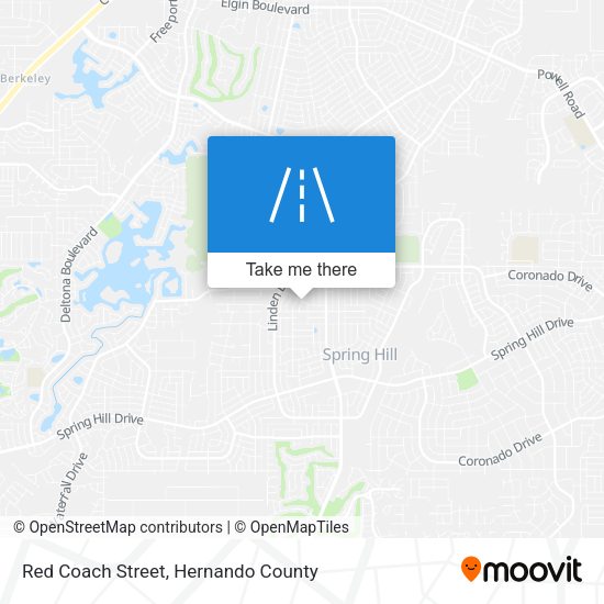 Mapa de Red Coach Street