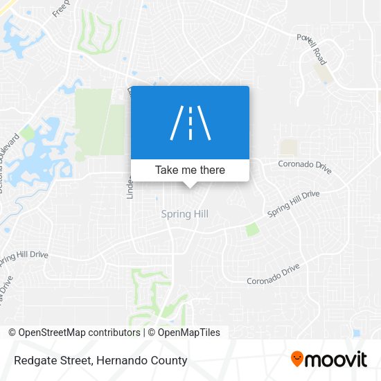 Redgate Street map