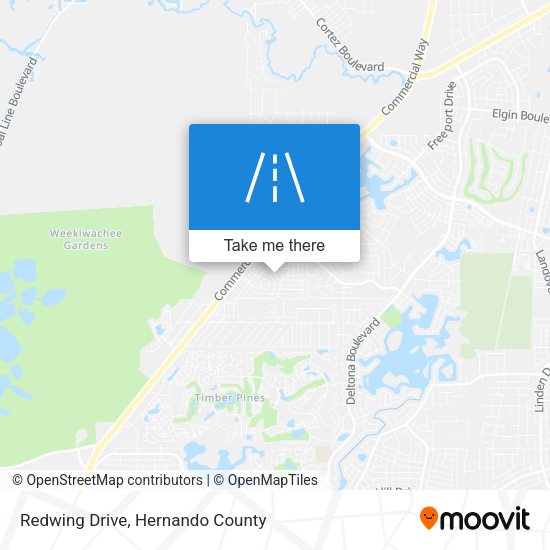 Redwing Drive map