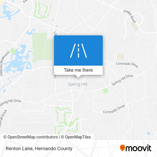 Renton Lane map