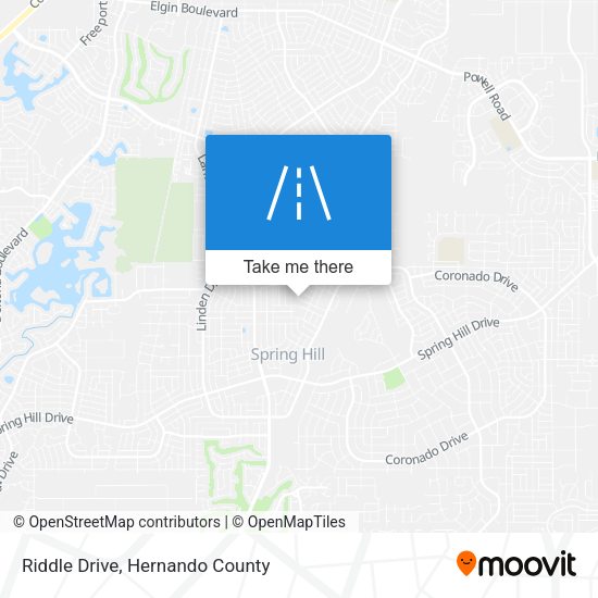 Riddle Drive map