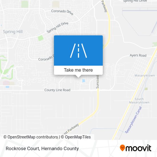 Rockrose Court map