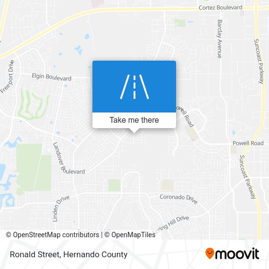 Mapa de Ronald Street