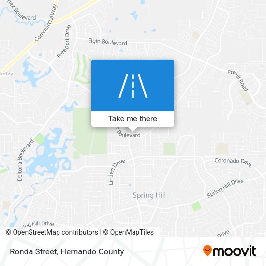 Ronda Street map