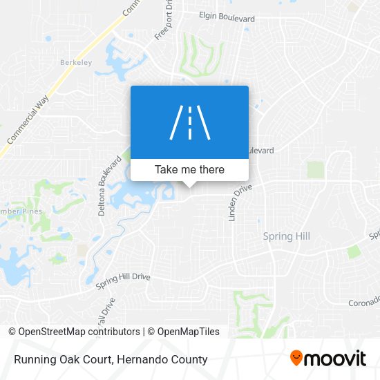 Mapa de Running Oak Court
