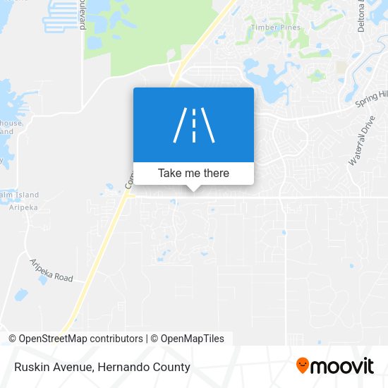 Ruskin Avenue map