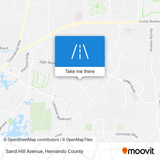 Mapa de Sand Hill Avenue