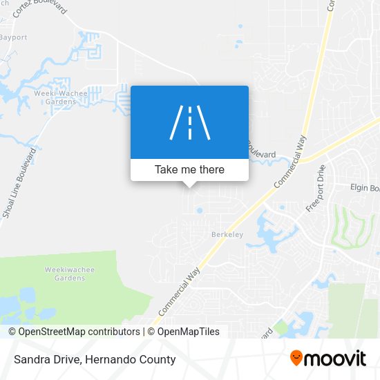 Sandra Drive map