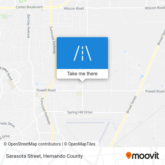 Mapa de Sarasota Street