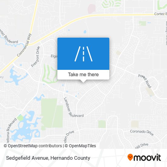 Sedgefield Avenue map