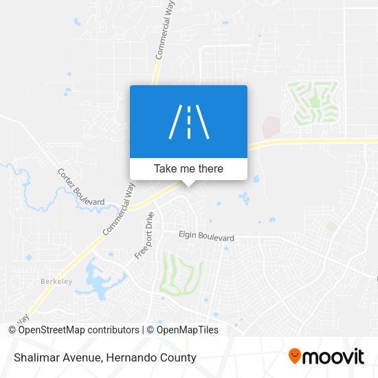 Shalimar Avenue map