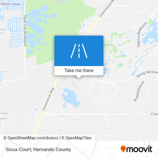 Sioux Court map