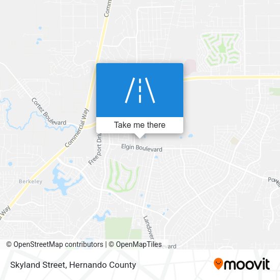 Skyland Street map
