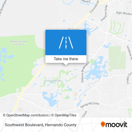 Southwest Boulevard map