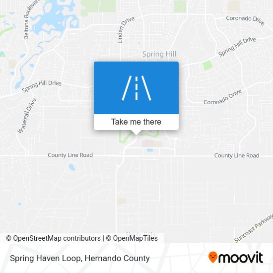 Spring Haven Loop map