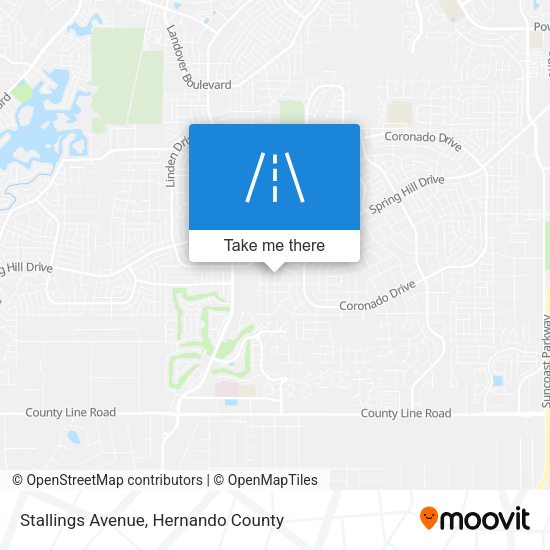 Stallings Avenue map
