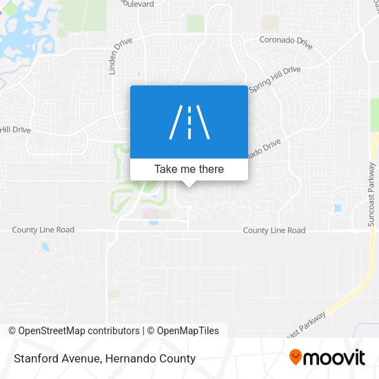 Stanford Avenue map