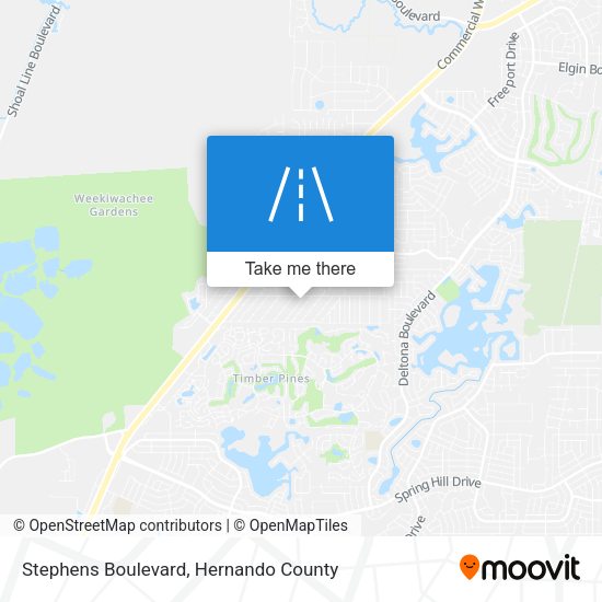 Stephens Boulevard map