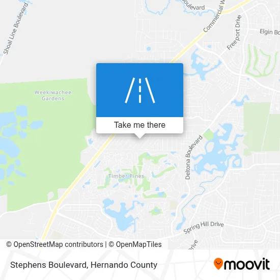 Stephens Boulevard map