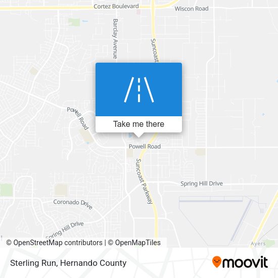 Sterling Run map
