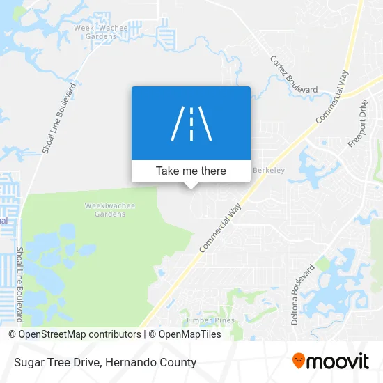 Sugar Tree Drive map