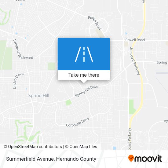 Summerfield Avenue map