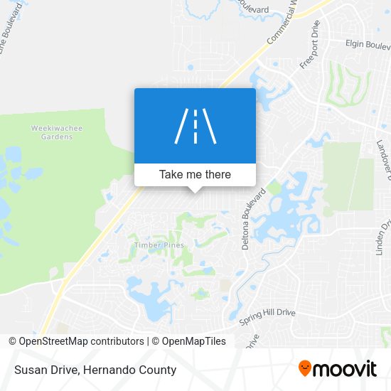Mapa de Susan Drive