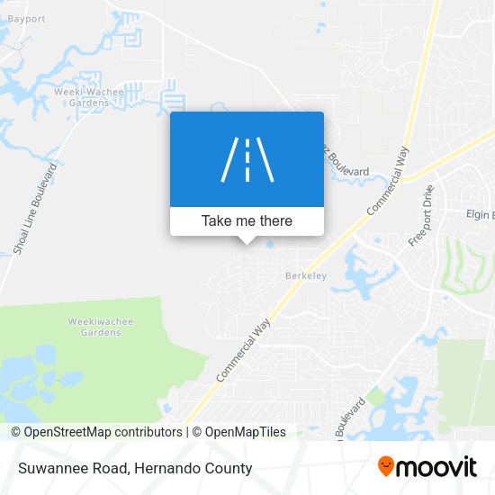Suwannee Road map