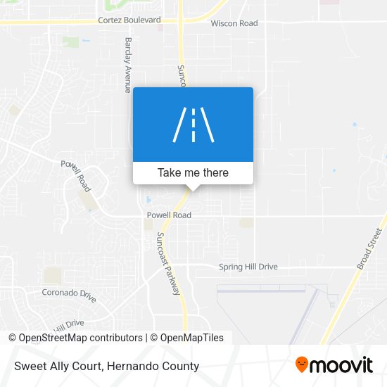 Sweet Ally Court map
