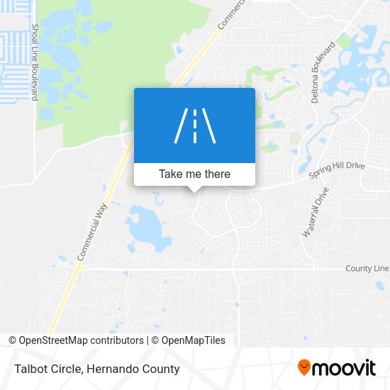 Talbot Circle map